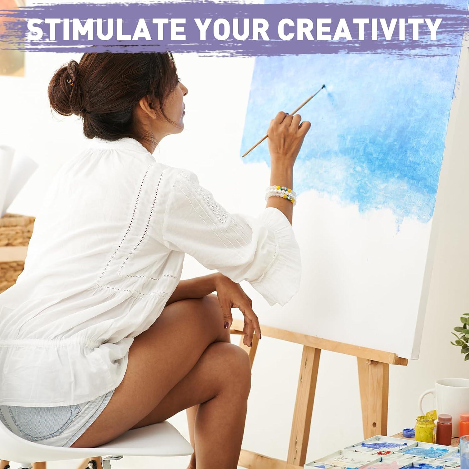 image14 Packs Stretched Canvas for Painting MultiSize 12x16 10x12 8x10 5x7 8x8 6x6 4x4 2 of Each Primed Blank Canvas for Oil Acrylic Paintfor Beginner Artist2Pack24x36 Canvas