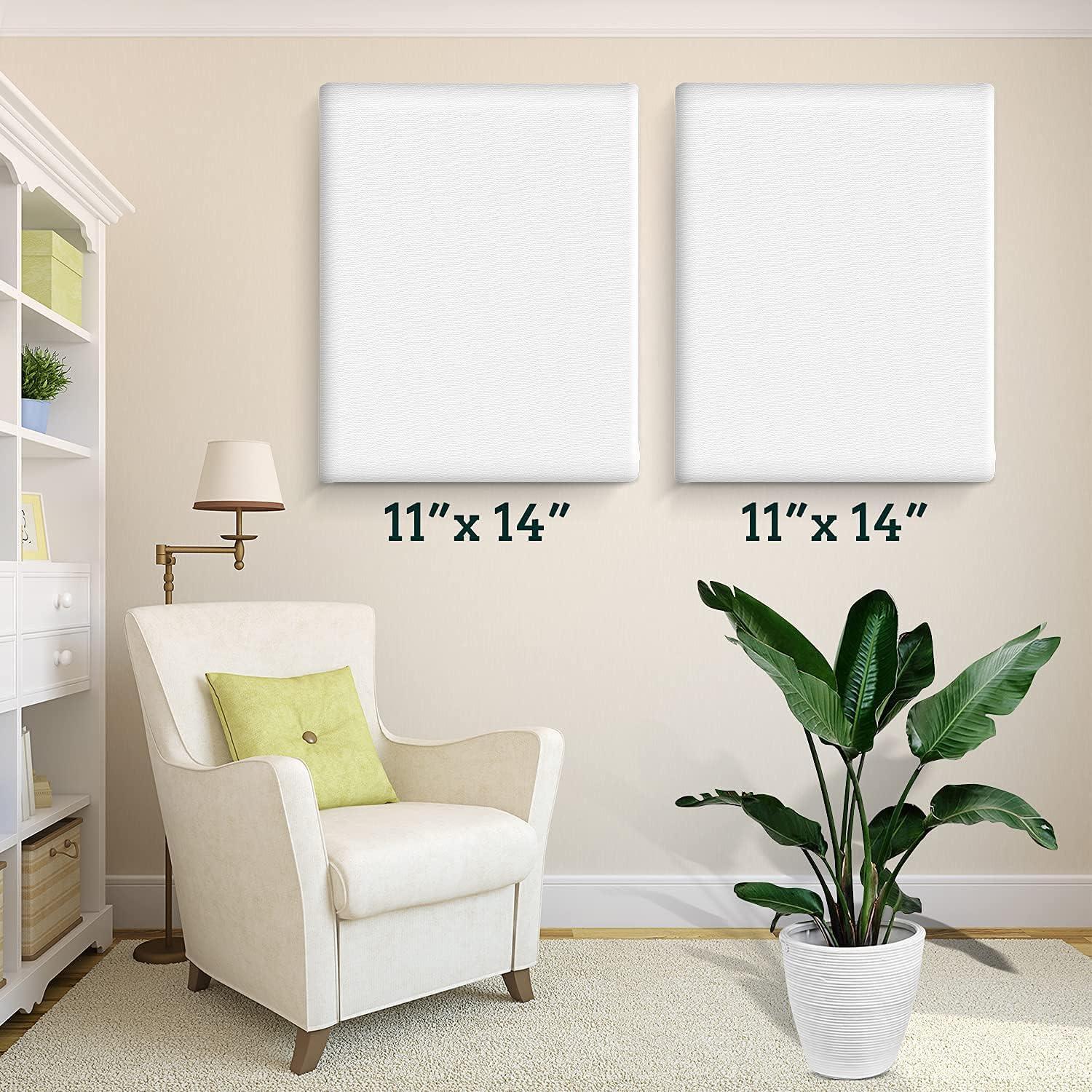image20 Pack Canvases for Painting with 8x10 Painting Canvas for Oil amp Acrylic Paint11x14in12Pack