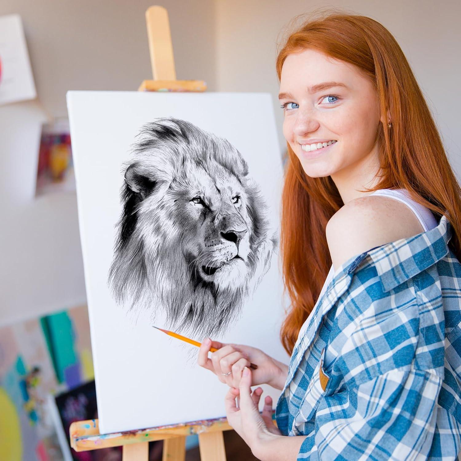 image20 Pack Canvases for Painting with 8x10 Painting Canvas for Oil amp Acrylic PaintMultisize 20 Pack