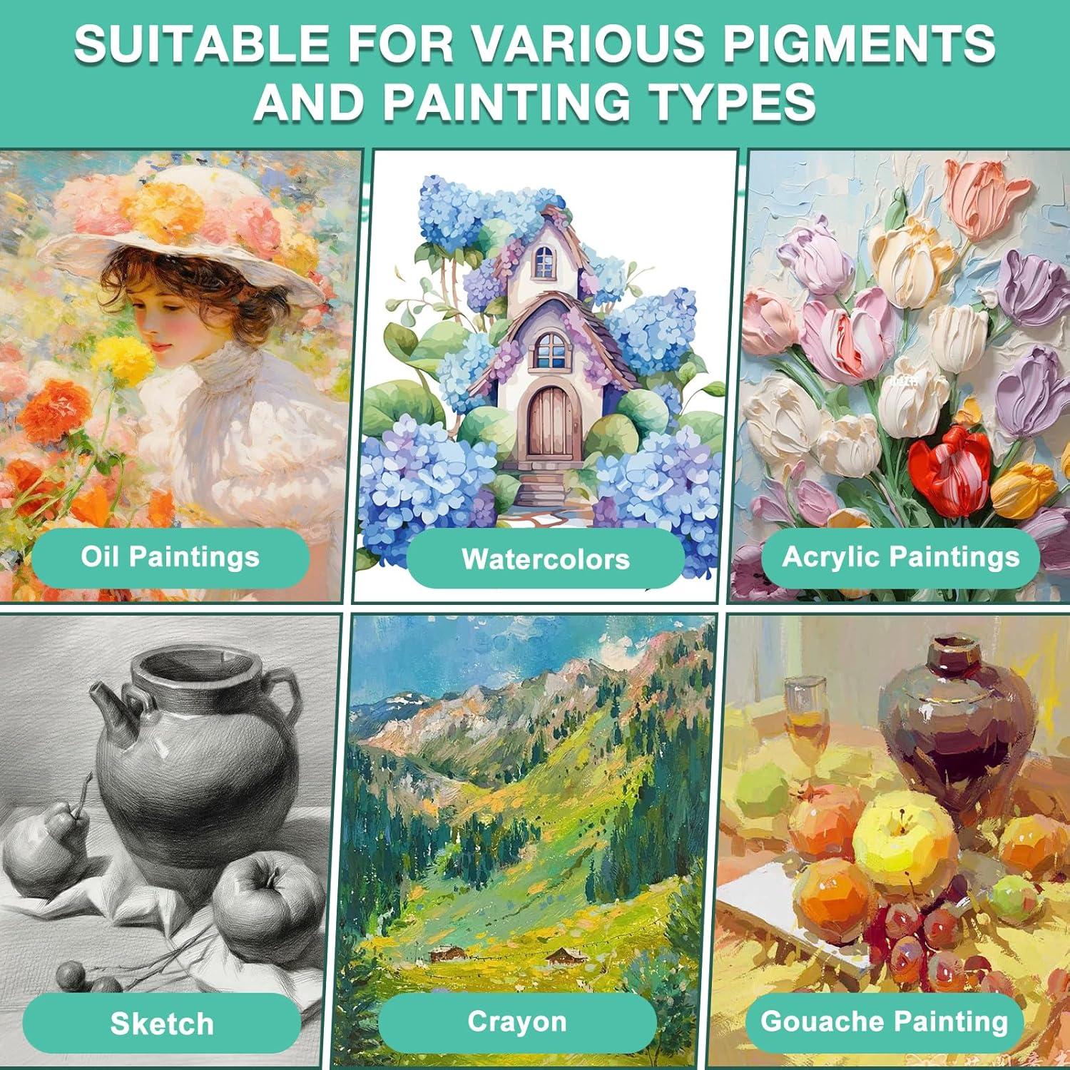 image3 Pack Canvases for Painting with Multi Pack 11x14 5x7 8x10 Painting Canvas for Oil amp Acrylic Paint10 Packs 1Size8x8