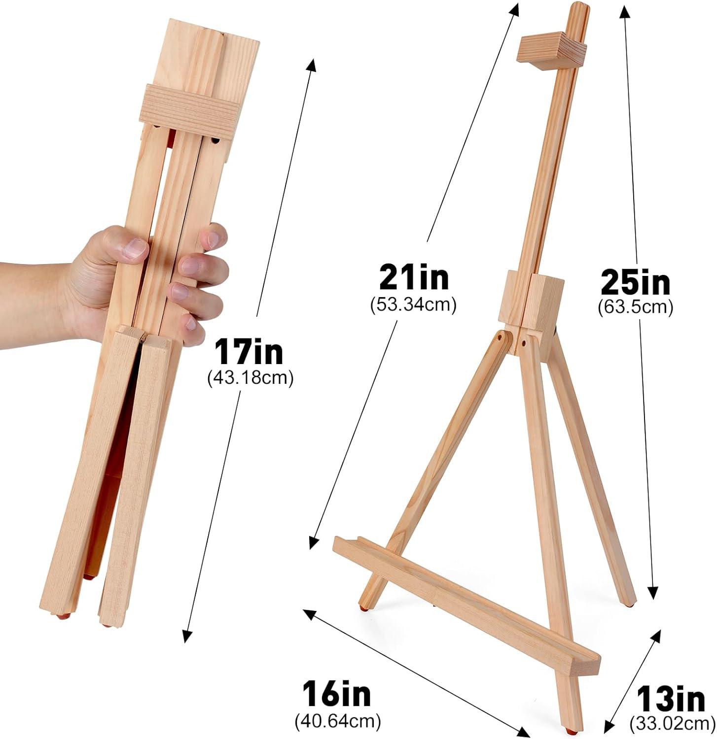 imageESRICH 3 Pack Easels for PaintingTabletop Easel AType Adjustable Table Easels for Painting Holds Highest to 21 Canvas Portable SuitablePaint Easel for Artists Beginners Students3