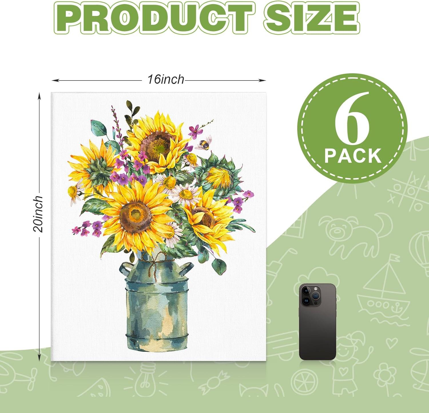 imageESRICH Canvas Boards for Painting 2 Pack Canvas for Painting 11x14 Cotton Primed Acid Free Blank Canvas Panels for Oil Paint Watercolor Acrylic Paint Gouache and Tempera1620in 6pack