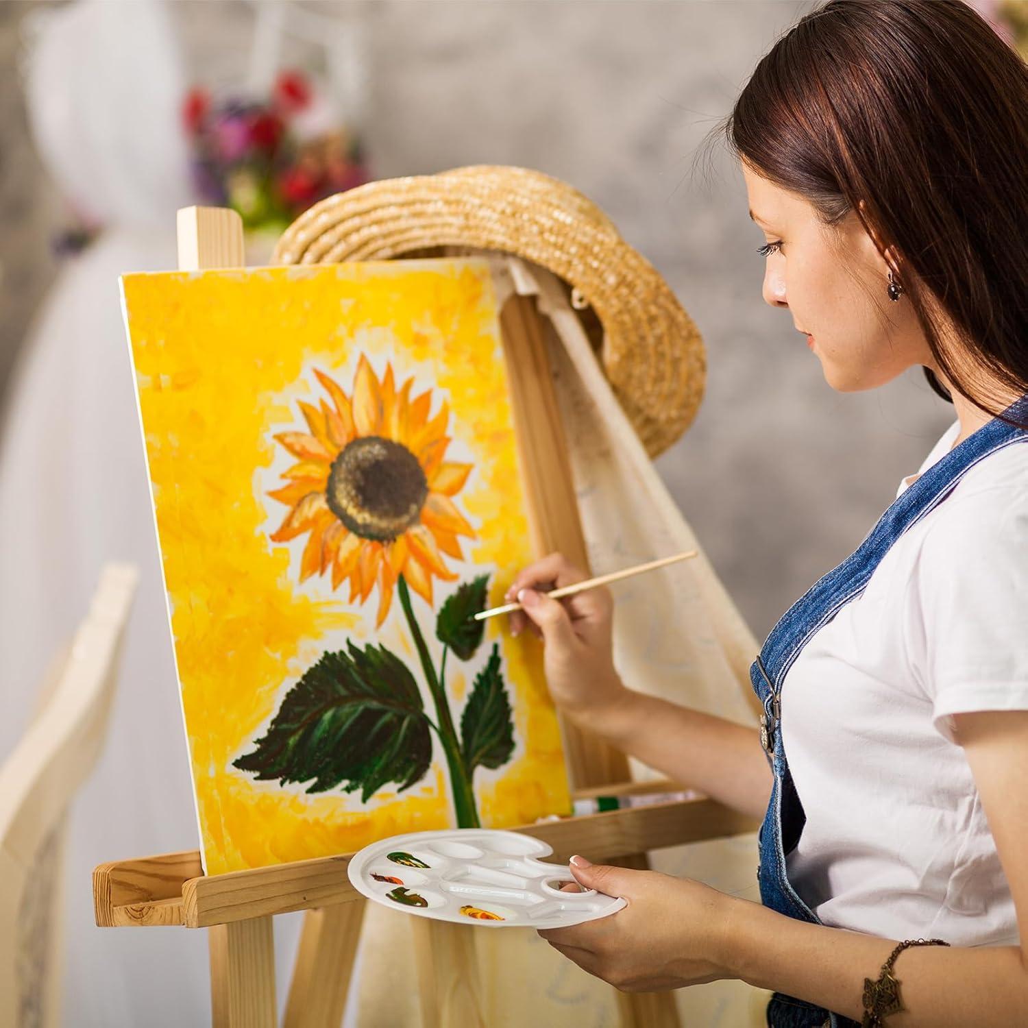 imageESRICH Linen Canvas for Painting 8x10 5 Pack Professional Linen Canvas Panels 8x10 Primed Acid Free Blank Canvas Boards for Painting for Artists PaintersLinen canvas5p11x14in