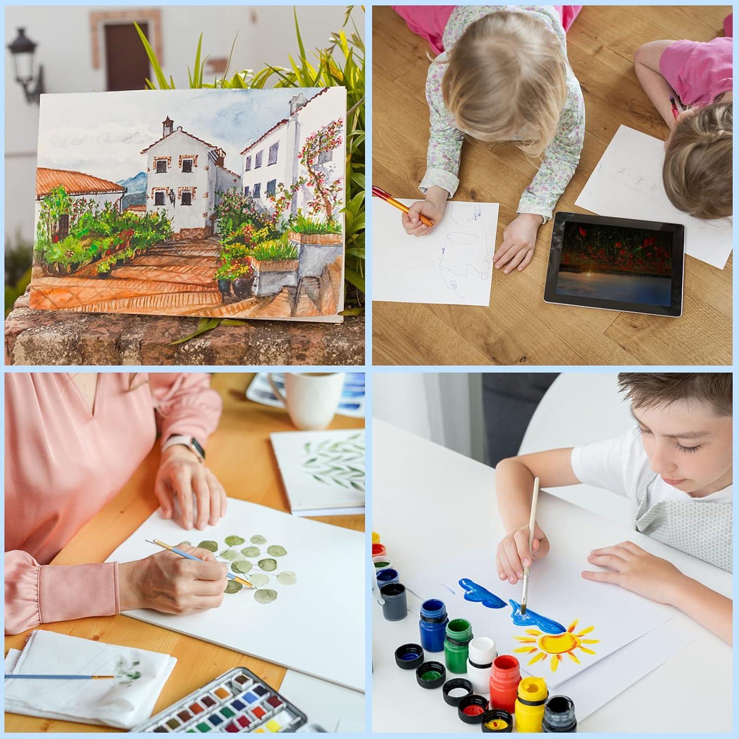 ESRICH Small Canvases for Painting 5x7IN, 96 Pack Mini Canvases for ...