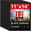 black canvas 11x14in 12pack