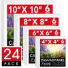 24 Pack(4x4 6x6 8x8 10x10)