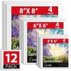 12 Pack(4x4 6x6 8x8)