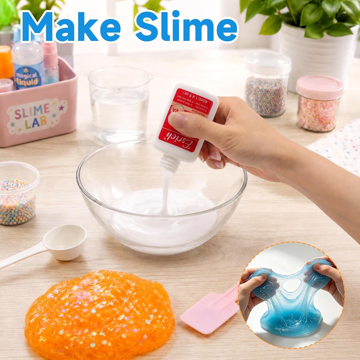 image:imageESRICH 30 Pack White Liquid Glue for Kids 42 fl oz Slime amp School Crafts30
