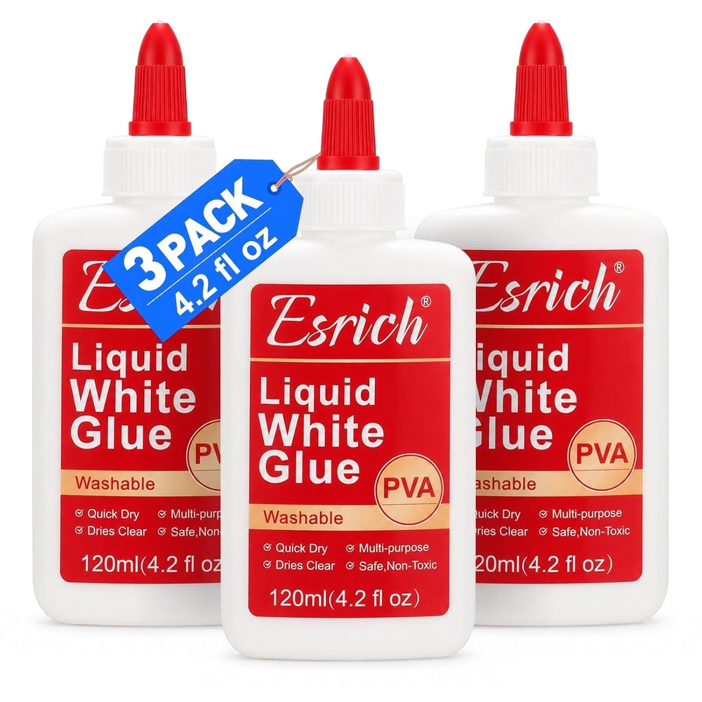 image:imageESRICH 30 Pack White Liquid Glue for Kids 14 fl oz Slime amp School Crafts3